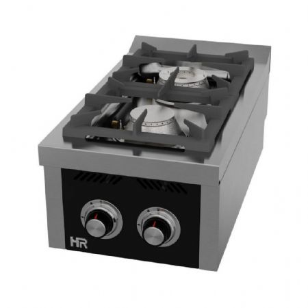 Cuisinière à gaz 2 brûleurs 15,3 kW à poser - Hr Fainca - C2F750S