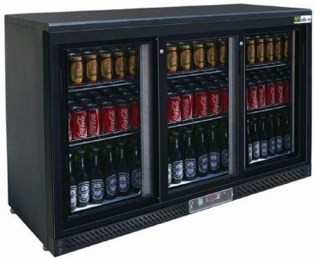 Arrière Bar 3 portes vitrées 382 L positif - Afi-Collin-Lucy - C3C