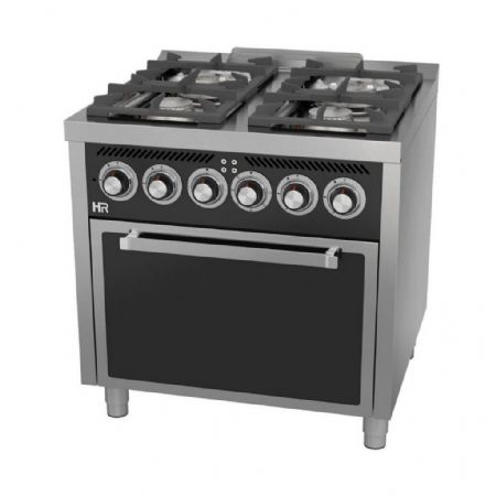 Cuisinière Gaz 4 brûleurs 30,6 kW à poser - Hr Fainca - C4F750HE