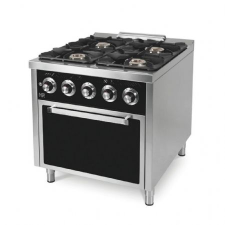 Fourneau profondeur 900 4 feux gaz 45 kW à poser - Hr Fainca - C4F900H Fourneau profondeur 900 4 feux gaz 45 kW à poser - Hr Fainca - C4F900H