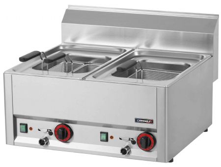 Cuiseur à pâte pro profondeur 600 2x8 litres 66 - Casselin - C6CAP8266