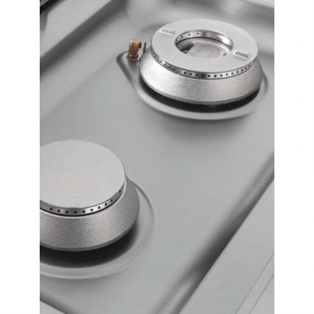 Fourneau professionnel  gaz sur four  gaz maxi avec 6 brleurs 3x8,5 + 3x6,8 kW - 1200x750x880 mm