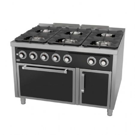 Fourneau profondeur 900 Gaz 6 feux vifs 64 kW - Hr Fainca - C6F900H Fourneau profondeur 900 Gaz 6 feux vifs 64 kW - Hr Fainca - C6F900H