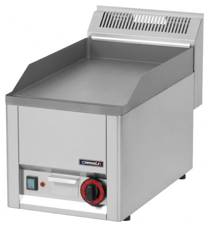 Plaque à snacker pro profondeur 600 Fonte Lisse 33 Monophasé - Casselin - C6PASFL33