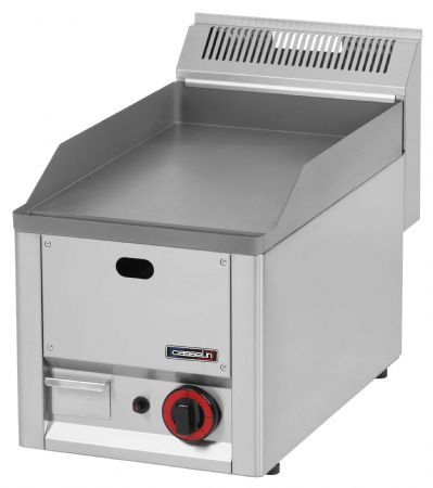 Plaque à snacker pro profondeur 600 Fonte Lisse 33 Gaz - Casselin - C6PASFLG33