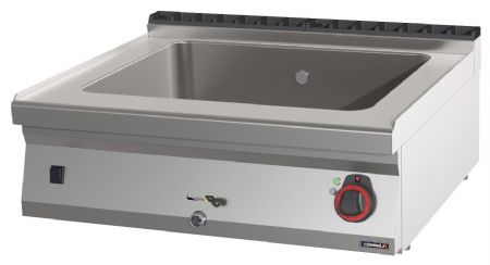 Bains-marie pro ligne profondeur 700 GN 2/1 200 mm avec vanne de vidange 80 Monophasé - Casselin - C7BM2200V80