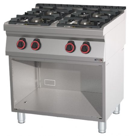 Fourneau profondeur 700 gaz 4 feux avec soubassement HP 80 - Casselin - C7FOG4FHP80S Fourneau profondeur 700 gaz 4 feux avec soubassement HP 80 - Casselin - C7FOG4FHP80S