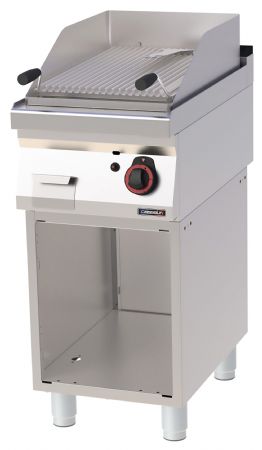 Grill pierre de lave profondeur 700 avec soubassement 40 Gaz - Casselin - C7GPL40S