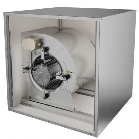 Ventilateur centrifuge avec caisson isolé, Monophasé, 0.12 kW, 1300 m³/h, 500x500x500 mm - Diamond - CA7/7/15