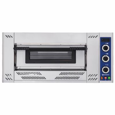 Four  pizza gaz 1 chambre commande mcanique pour 4 pizzas diamtre 300 mm