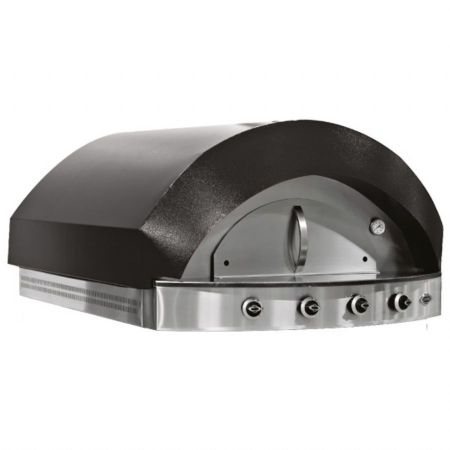 Plaque à snacker pro profondeur 600 Gaz pour 9 pizzas ø 300 mm - Virtus - CAA0010
