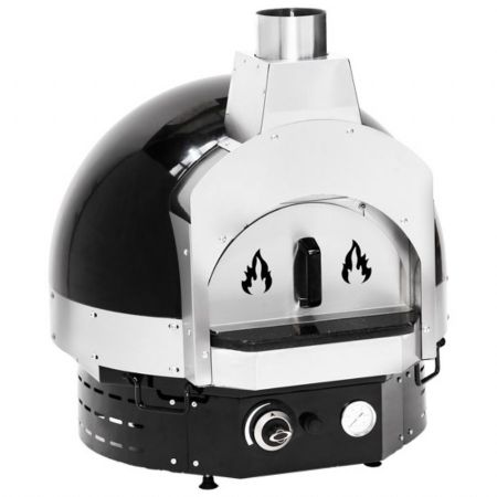 Petits four à pizza pro gaz pour 2 pizzas ø 300 mm noir - Virtus - CAA0013