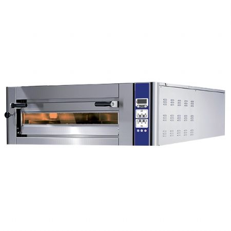 Four à Pizzas professionnel électrique Triphasé 6 pizzas ø 350 mm contrôle électronique - Virtus - CAB0007/CD