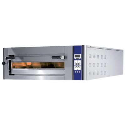 Four à pizza électrique 1 chambre commandes digitales pour 4 pizzas diamètre 350 mm Four à pizza électrique 1 chambre commandes digitales pour 4 pizzas diamètre 350 mm