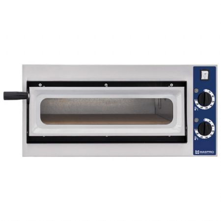 Petits four à pizza pro électrique pour 1 pizza ø 32 cm, contrôle mécanique - Virtus - CAB0098/P