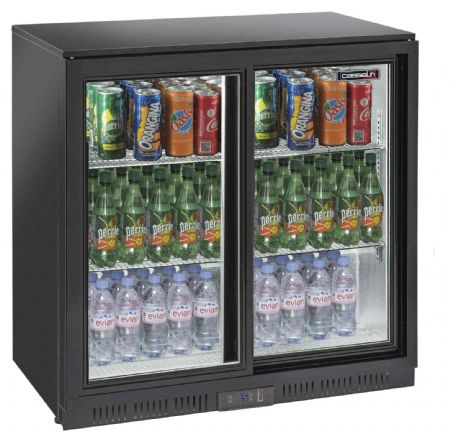Arrière Bar 2 portes coulissantes 200 L positif - Casselin - CAB2PC