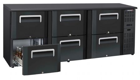 Arrière Bar 3 x 2 tiroirs 410 L - Casselin - CAB32T