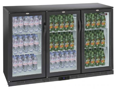 Arrière Bar 3 portes vitrées capacité 312 L - Casselin - CAB3P