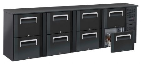 Arrière Bar 4 x 2 tiroirs 531 L - Casselin - CAB42T
