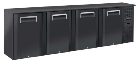 Arrire de bar rfrigr professionnel avec 4 portes pleines 531 litres
