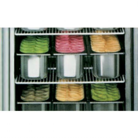 Armoire spéciale glace ventilée 700 litres, 54 bacs de 5 litres - Diamond Promo - CAB61/H1-R2