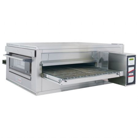 Four à Pizzas convoyeur tunnel ventilé gaz, digital, max 145 pizzas/h, largeur tapis 1030 mm - Virtus - CAD0001/ZN