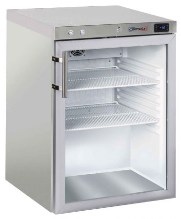 Congélateur a poser Armoire négatif spiritueux vitrée 140 L Inox - Casselin - CANV140L Congélateur a poser Armoire négatif spiritueux vitrée 140 L Inox - Casselin - CANV140L