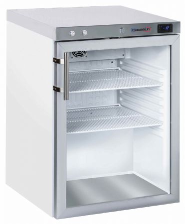 Congélateur a poser Armoire négatif spiritueux vitrée 140 L Blanc - Casselin - CANV140LB Congélateur a poser Armoire négatif spiritueux vitrée 140 L Blanc - Casselin - CANV140LB
