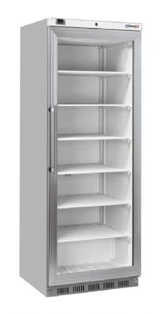 Armoire rfrigre -18/-15 C inox 1 porte vitre 400 L