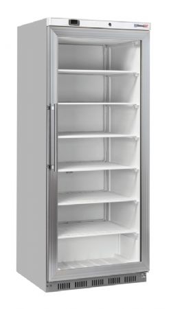 Armoire rfrigre ngative professionnelle inox 1 porte vitre 600 L