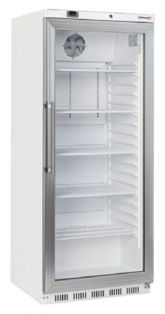 Armoire rfrigre +1/+5 C blanche 1 porte vitre 600 litres