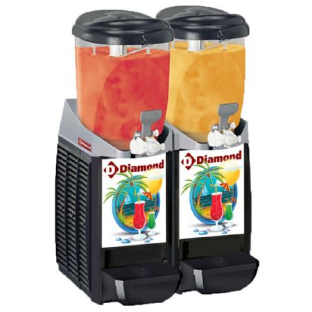 Distributeur de Boissons granita 2 cuves de 5,5 litres - Diamond Promo - CAR/2-R2 Distributeur de Boissons granita 2 cuves de 5,5 litres - Diamond Promo - CAR/2-R2