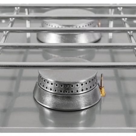 Fourneau profondeur 600 Gaz 4 brûleurs 19 kW à poser - Hr Fainca - CB4F600E