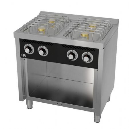 Fourneau profondeur 600 Gaz 4 brûleurs 19 kW à poser - Hr Fainca - CB4F600E Fourneau profondeur 600 Gaz 4 brûleurs 19 kW à poser - Hr Fainca - CB4F600E