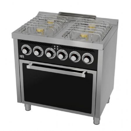 Fourneau profondeur 600 Gaz 4 brûleurs 22 kW - Hr Fainca - CB4F600HE Fourneau profondeur 600 Gaz 4 brûleurs 22 kW - Hr Fainca - CB4F600HE