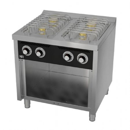 Cuisinière gaz sur placard 4 brûleurs 19 kW - Hr Fainca - CB4F750E