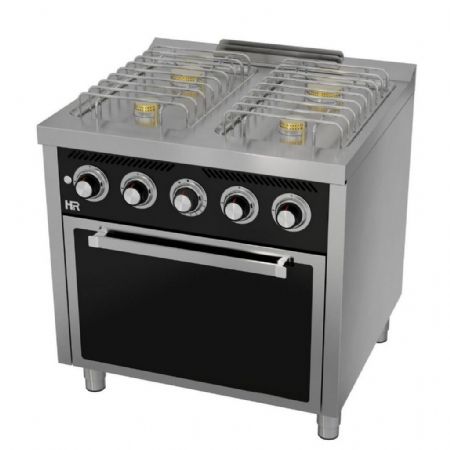Cuisinière Gaz 4 brûleurs 27 kW à poser - Hr Fainca - CB4F750H