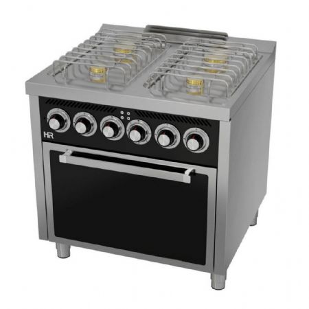 Cuisinière Gaz 4 brûleurs 26 kW - Hr Fainca - CB4F750HE