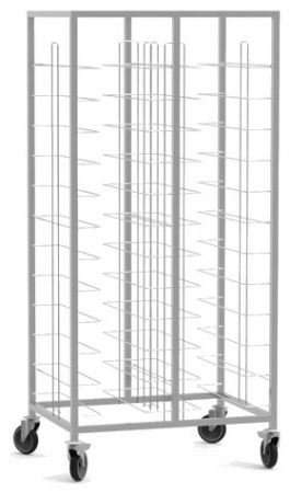 Chariot 24 niveaux pour plateaux dimensions 860x565x1825