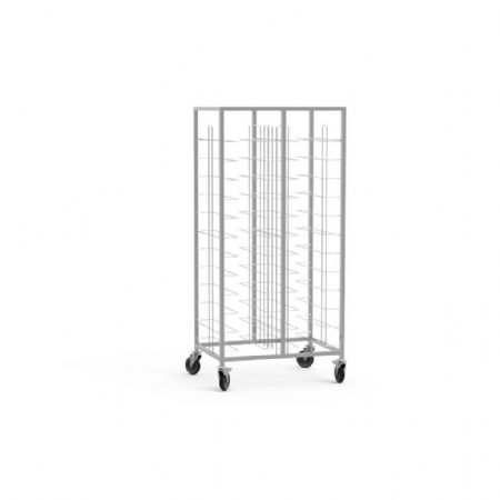 Chariot Porte assiette 24 niveaux pour plateaux 530 mm - Eratos - CBAD-24