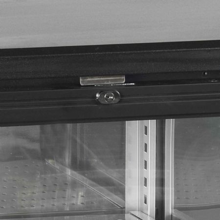 Arrière de bar à usage intensif avec 2 portes vitrées positif - Tefcold - CBC210G