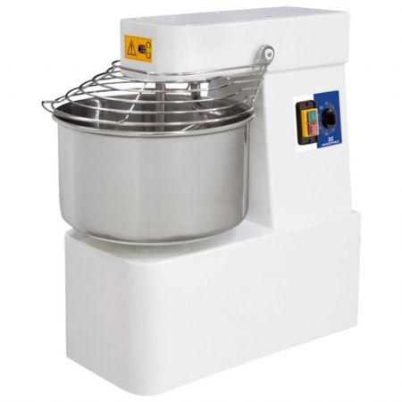 Pétrin à spirale 7 L avec minuteur, 1 vitesse - Virtus - CBD0001/P