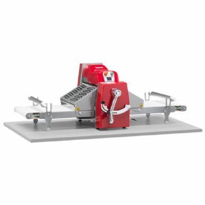 Laminoir à bande de table triphasé avec tapis 500x750 mm Laminoir à bande de table triphasé avec tapis 500x750 mm