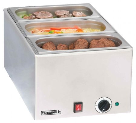 Bains Marie Bain-marie avec 3 x GN 1/3 - Casselin - CBM3 Bains Marie Bain-marie avec 3 x GN 1/3 - Casselin - CBM3