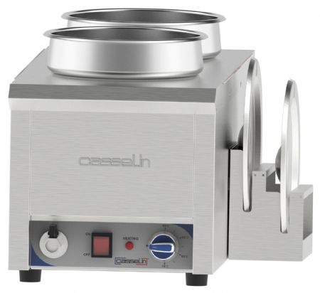 Bains Marie Bain-marie à eau à sauce 2 x 7,5L - Casselin - CBMES275
