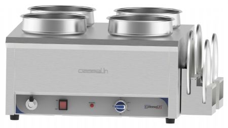 Bains Marie Bain-marie à eau à sauce 4 x 7,5L - Casselin - CBMES475