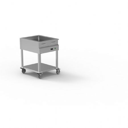 Chariot Bain marie sec capacité 2GN1/1 profondeur 150 mm - Eratos - CBMS-2GN