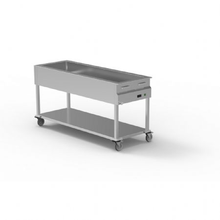 Chariot Bain marie sec capacité 5GN1/1 - Prof 150 mm - Eratos - CBMS-5GN