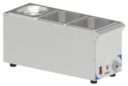 Bains Marie Bain-marie à sauce 3 x GN 1/6 compact - Casselin - CBMS316V