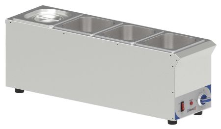 Bains Marie Bain-marie à sauce 4 x GN 1/6 compact - Casselin - CBMS416V
